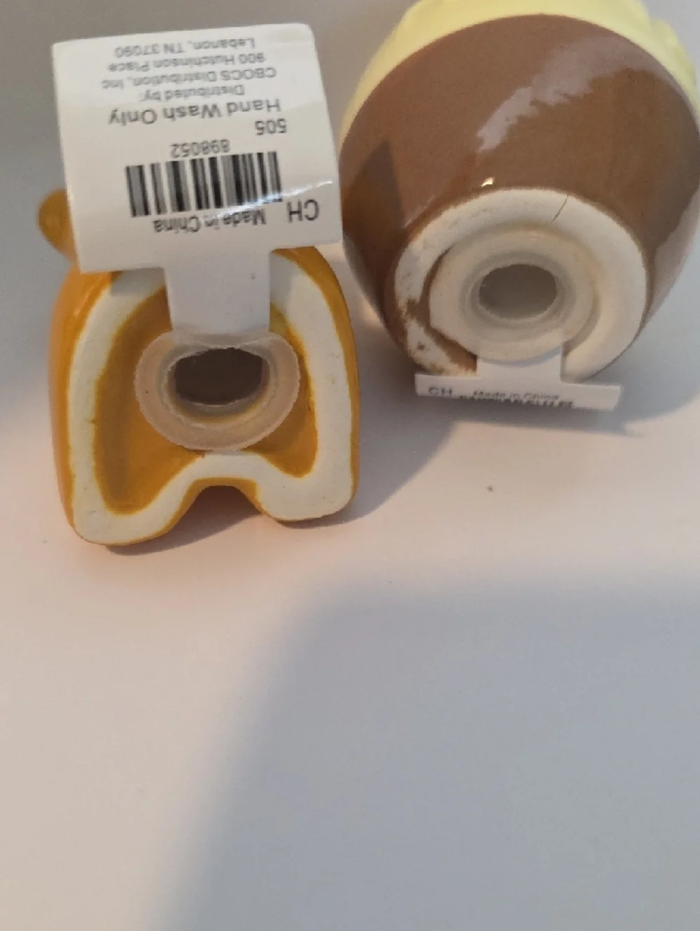 Honey Bear Mini Ceramic Salt and Pepper Shaker Set